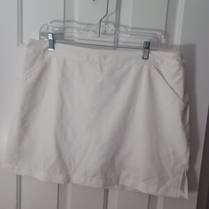 Coral Bay Golf Skort White Plus Sz 16P